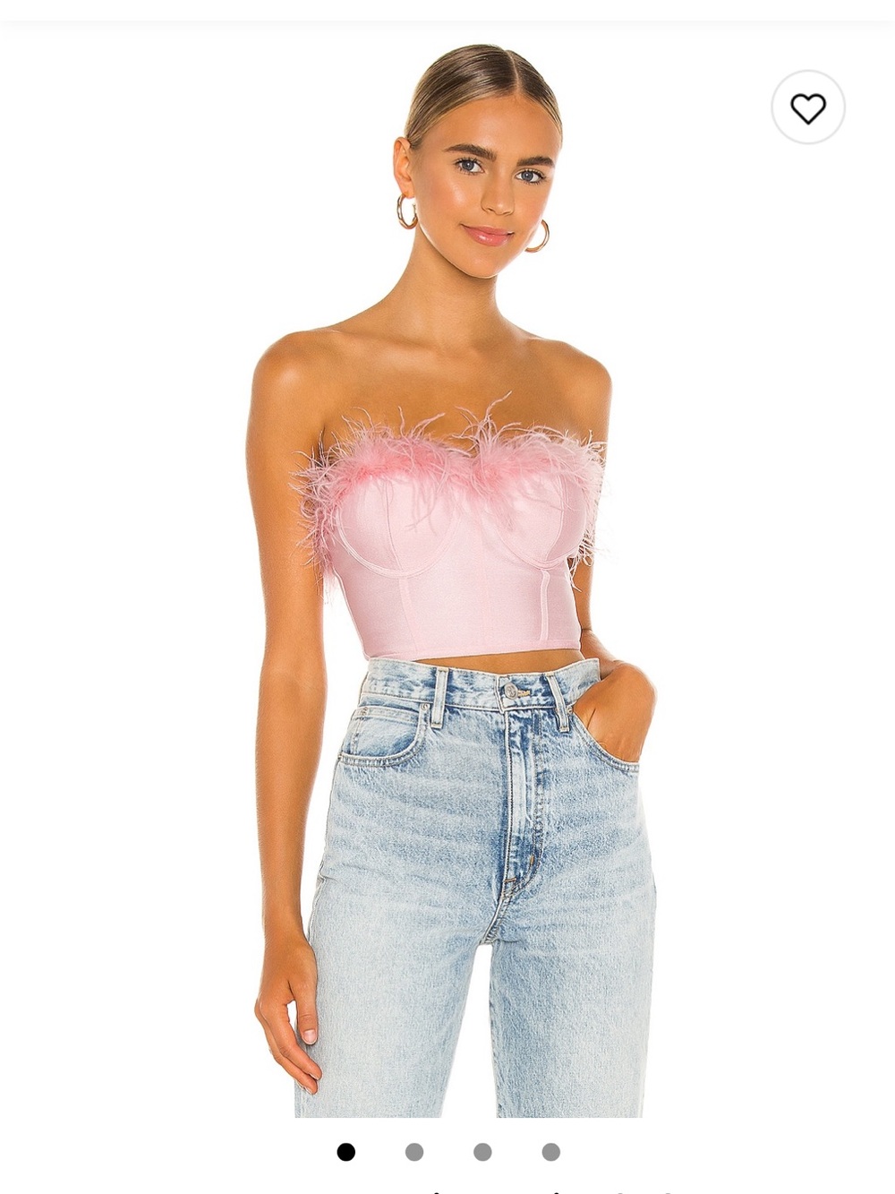 Pink Bustier Top